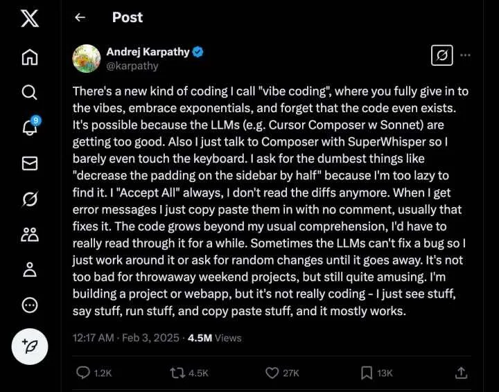 Los Orígenes del término 'Vibe Coding'